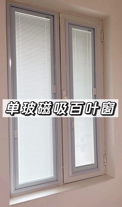 单玻璃磁控百叶窗